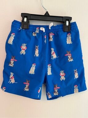Chubbies Blue Dog Print Swim Trunks